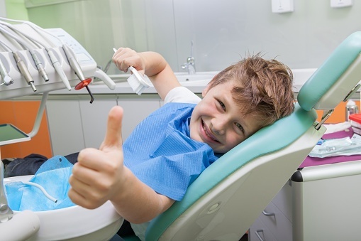 children's dental health month; bring your child to the dentist